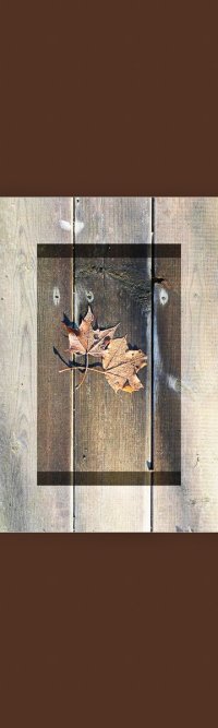 Kakemono – Leaves on Wood